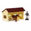LEAN TOYS Zestaw Farm Horse Stud Tor Przeszkód Stajnia Konie Figurki 26 szt.