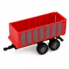 LEAN TOYS Zestaw pojazdów rolniczych Ciągnik Sieczkarnia Przyczepa Prasa 1:68 4 szt.