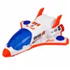 LEAN TOYS Zestaw Kosmiczny: Prom Kosmiczny, Rakieta, Satelita, Kosmonauta