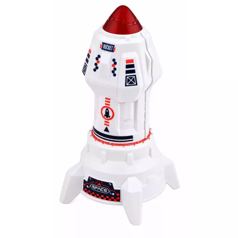 LEAN TOYS Zestaw Kosmiczny: Prom Kosmiczny, Rakieta, Satelita, Kosmonauta