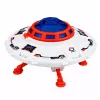 LEAN TOYS Zestaw Statek Kosmiczny UFO Rakieta Prom Kosmonauta Antena