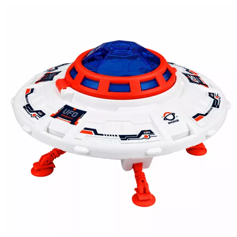 LEAN TOYS Zestaw Statek Kosmiczny UFO Rakieta Prom Kosmonauta Antena