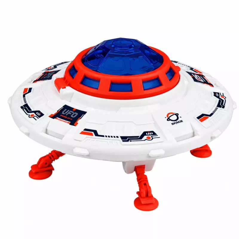 LEAN TOYS Zestaw Wahadłowiec Kosmiczny UFO Pojazd Badawczy Satelita Astronauci