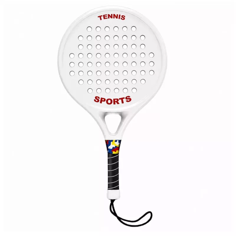 Zestaw sportowy LEAN TOYS do gry w tenisa plażowego, tenisa ogrodowego, rakietki, piankowa piłka