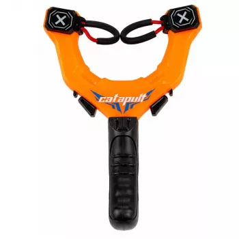 LEAN TOYS Zestaw sportowy proca z gwiżdżącymi strzałkami Pomarańczowy 15M