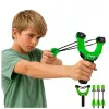 LEAN TOYS Zestaw Sportowy Arcade z Procą i Gwiżdżącymi Piankowymi Strzałami 15M