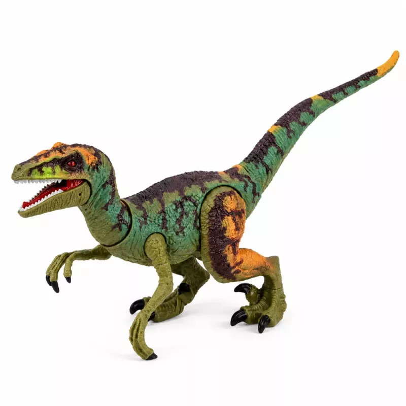 LEAN TOYS Velociraptor Dinosaur Figure Realistic Movable Limbs Sounds