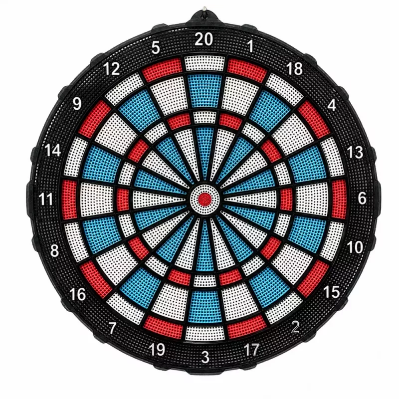 LEAN TOYS Elektroniczna tarcza do rzutek Soft Tip Darts Set 42.5 cm