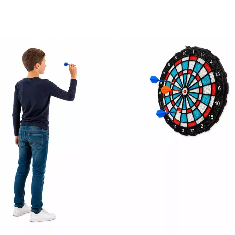 LEAN TOYS Elektroniczna tarcza do rzutek Soft Tip Darts Set 42.5 cm