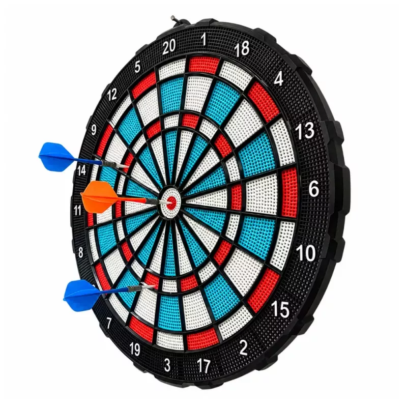 LEAN TOYS Elektroniczna tarcza do rzutek Soft Tip Darts Set 42.5 cm
