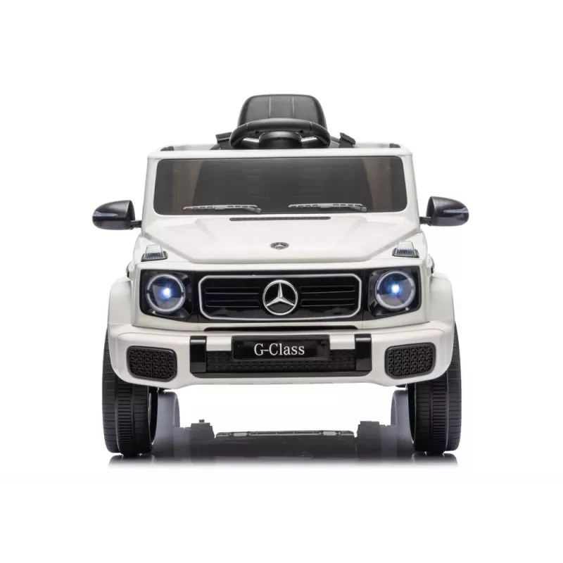 LEAN CARS Mercedes G 4x4 24V 2580 Battery-Operated Vehicle White
