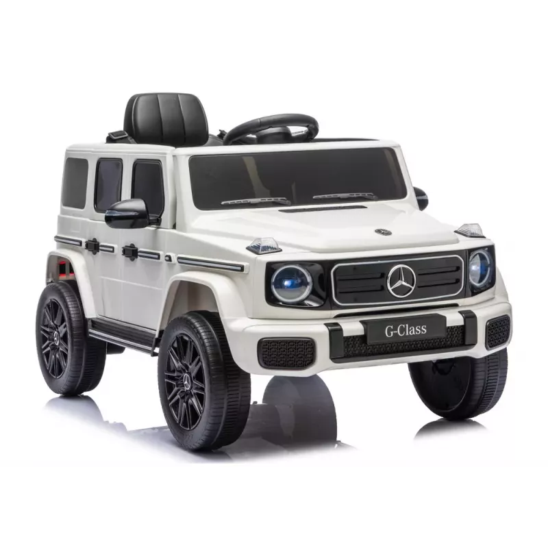 LEAN CARS Mercedes G 4x4 24V 2580 Battery-Operated Vehicle White