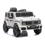 LEAN CARS Mercedes G 4x4 24V 2580 Battery-Operated Vehicle White