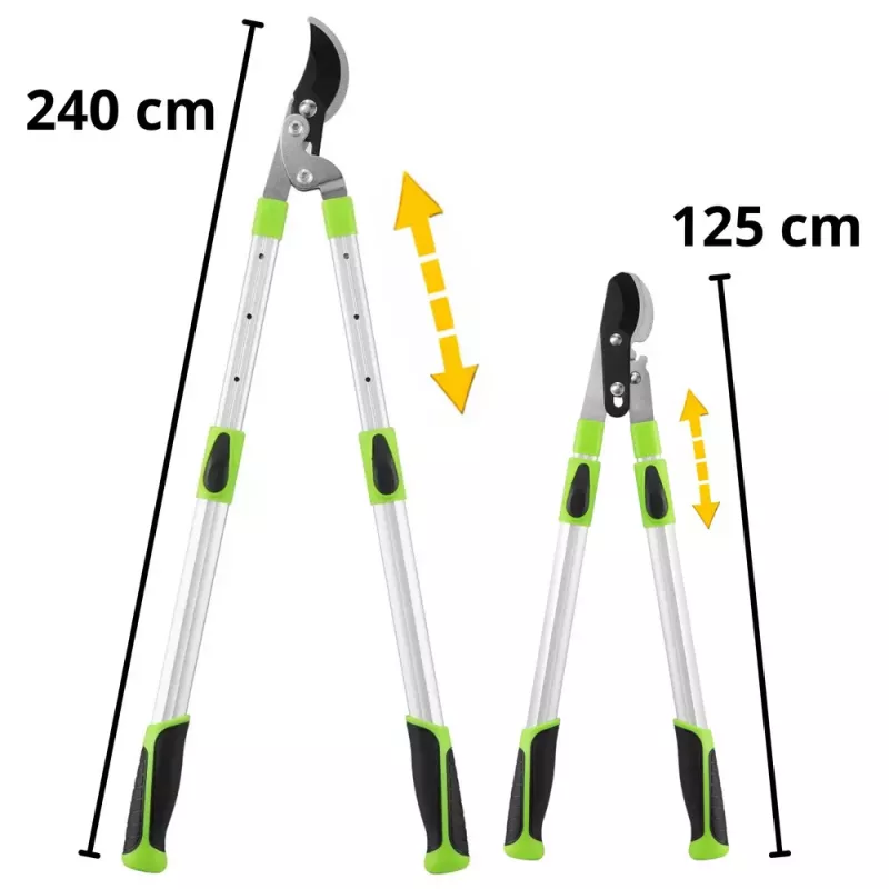 LEAN Telescopic Gardening Shears Pruning Shears Non-slip Handles 68-92CM