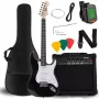 V-TONE EGA 39 BK Gitara Elektryczna 4/4 Stratocaster Czarny