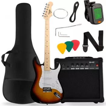 V-TONE EGA 39 SB Gitara Elektryczna 4/4 Stratocaster Sunburst