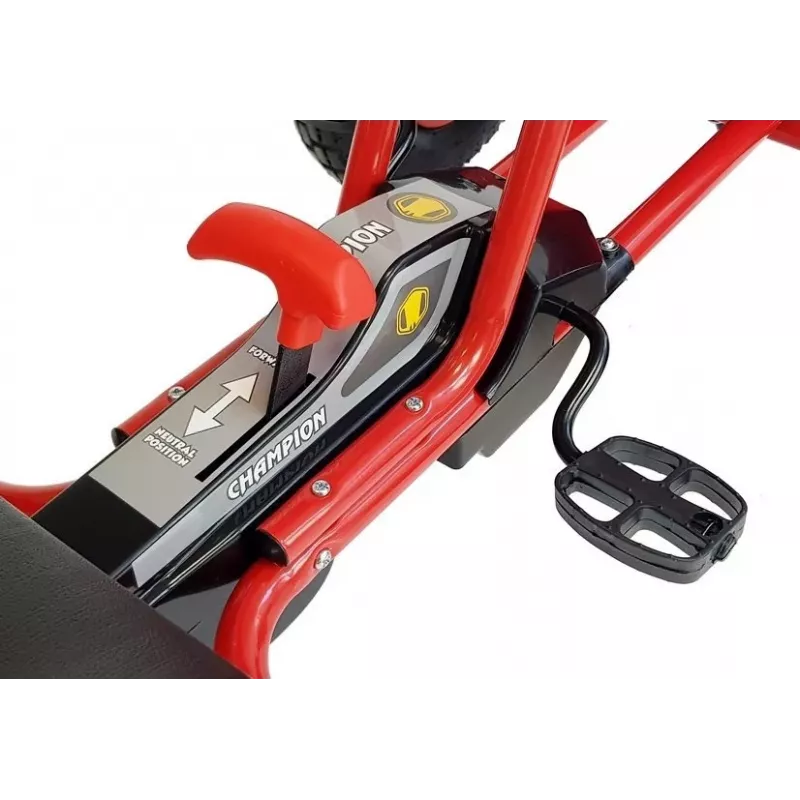 LEAN CARS Go-Cart A-18 Red Pedal Go-Kart