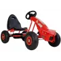LEAN CARS Go-Cart A-18 Red Pedal Go-Kart