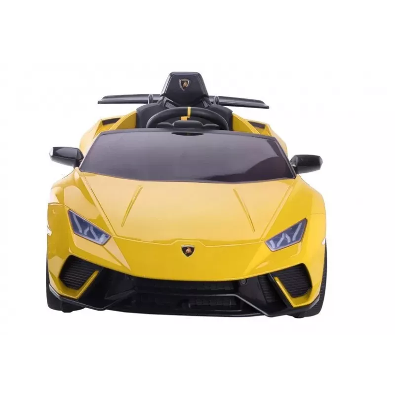 LEAN CARS Elektryczny samochodzik Lamborghini Huracan Żółty