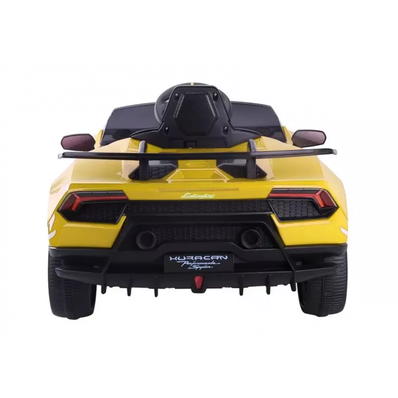 LEAN CARS Elektryczny samochodzik Lamborghini Huracan Żółty
