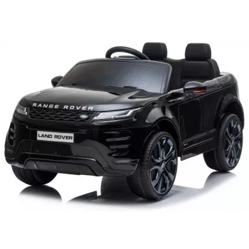 LEAN CARS Range Rover Evoque Elektryczny Samochodzik dla Dzieci Czarny Lakierowany