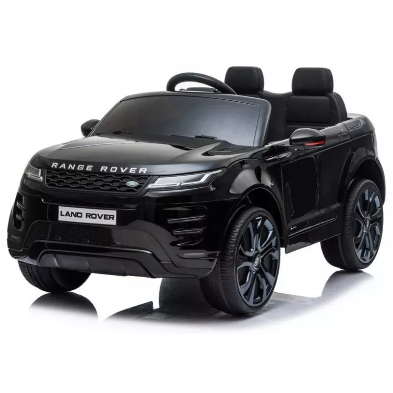 LEAN CARS Range Rover Evoque Elektryczny Samochodzik dla Dzieci Czarny Lakierowany