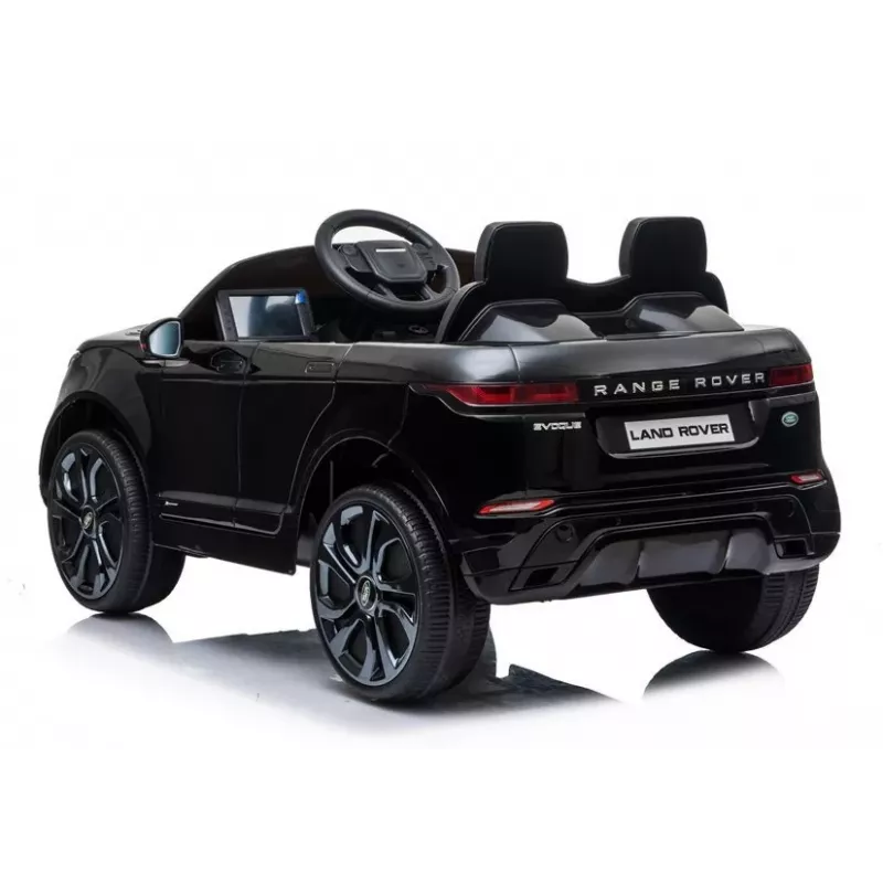 LEAN CARS Range Rover Evoque Elektryczny Samochodzik dla Dzieci Czarny Lakierowany