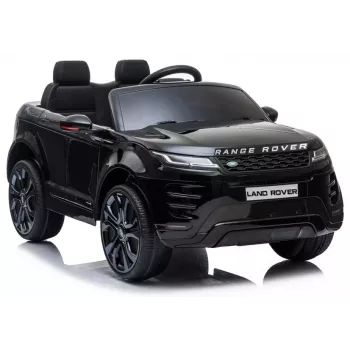 LEAN CARS Range Rover Evoque Elektryczny Samochodzik dla Dzieci Czarny Lakierowany