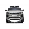 LEAN CARS Range Rover Evoque Elektryczny Samochodzik Jeździk Srebrny Lakierowany
