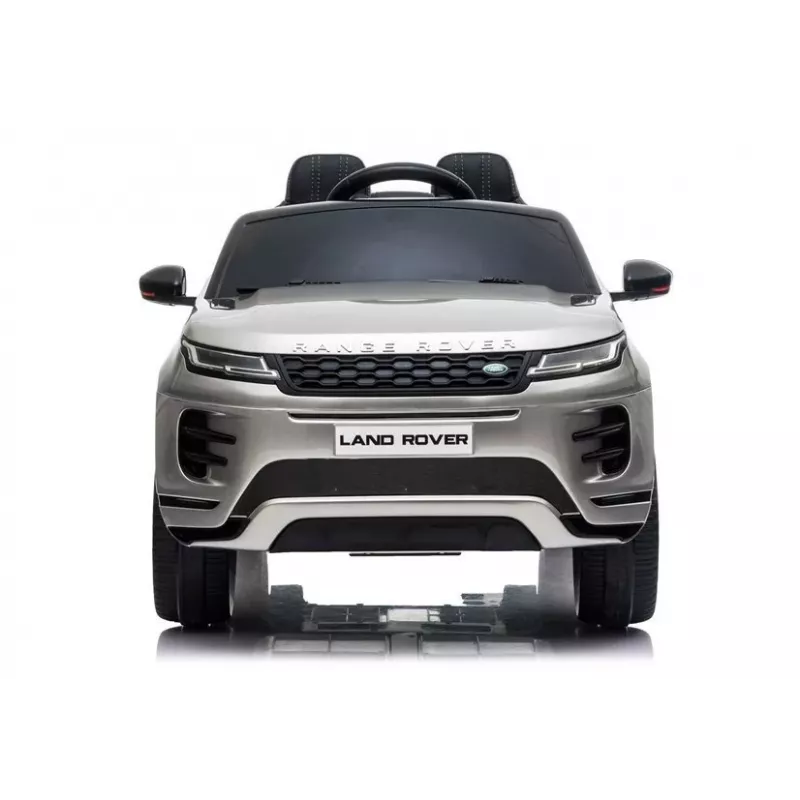 LEAN CARS Range Rover Evoque Elektryczny Samochodzik Jeździk Srebrny Lakierowany
