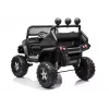 LEAN CARS Elektryczny samochodzik Mercedes Unimog S Black