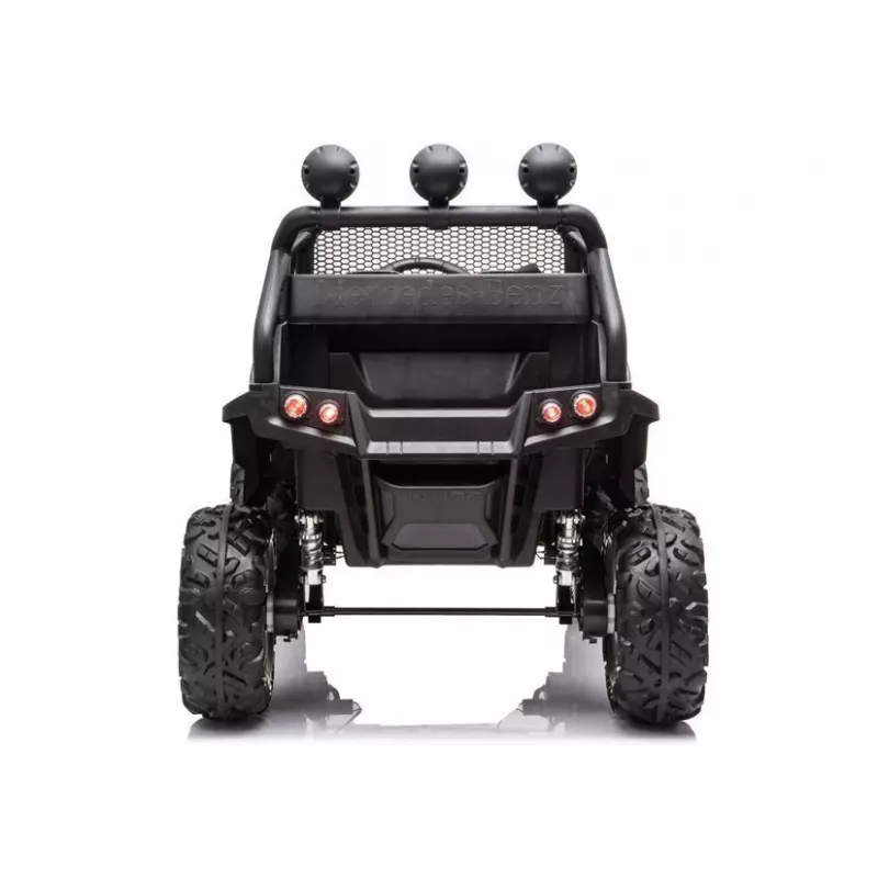 LEAN CARS Elektryczny samochodzik Mercedes Unimog S Black