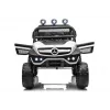 LEAN CARS Elektryczny samochodzik Mercedes Unimog S Biały