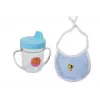 LEAN TOYS Lalka Bobas 45 cm Niebieskie Ubranko