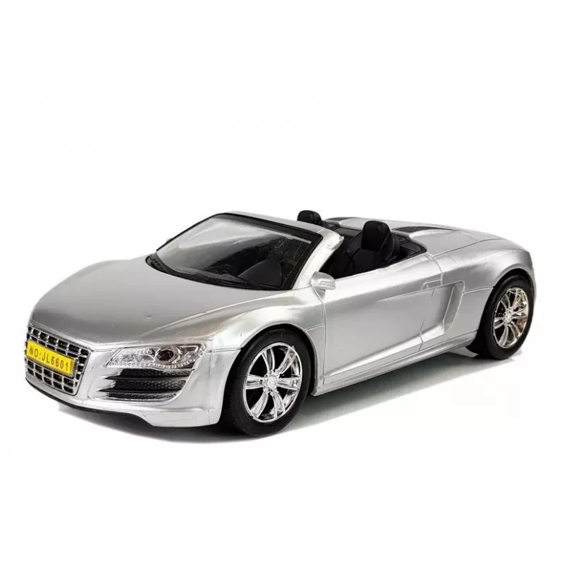 LEAN TOYS Samochód Kabriolet Srebrny 1:18