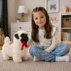 LEAN TOYS Interaktywny Pies Mops Porusza się, Szczeka