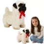LEAN TOYS Interaktywny Pies Mops Porusza się, Szczeka