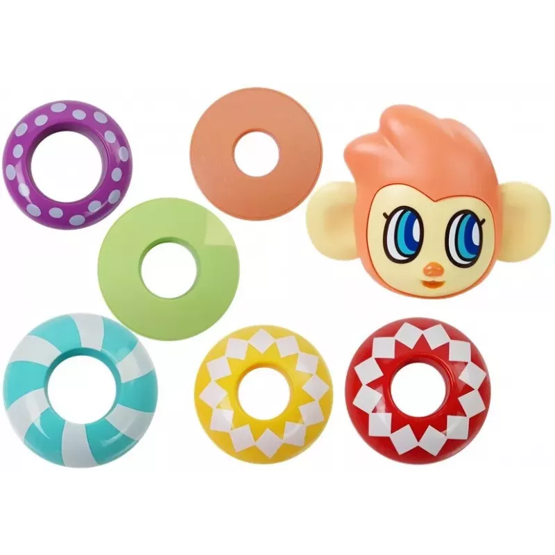 LEAN TOYS Edukacyjna Piramida Małpka z Dźwiękami, Nauka Liczb