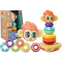 LEAN TOYS Edukacyjna Piramida Małpka z Dźwiękami, Nauka Liczb