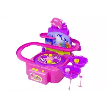 LEAN TOYS Zestaw Wędkarski Różowy