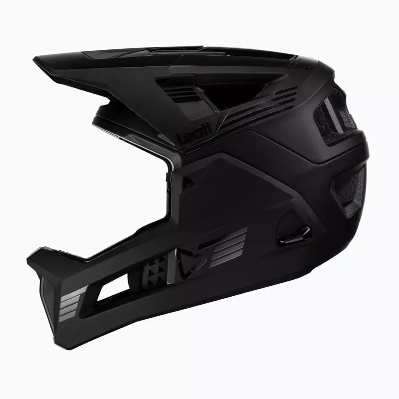 Kask rowerowy LEATT MTB Enduro 4.0 V23 z odpinanym daszkiem, rozmiar L, czarny