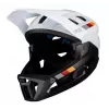 Kask rowerowy LEATT MTB Enduro 2.0 V23 z odpinanym ochraniaczem szczęki, rozmiar L (59-63 cm), biały