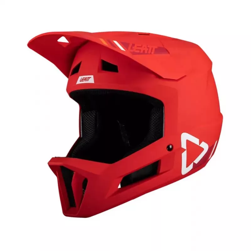 Kask rowerowy full-face LEATT MTB Gravity 1.0 V24, rozmiar M, czerwony