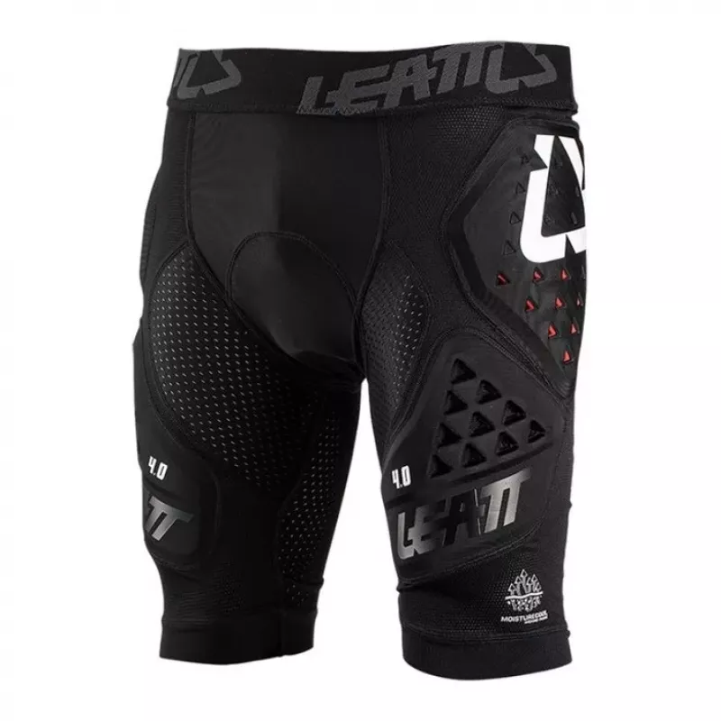 LEATT Impact Shorts 3DF 4.0 Protective Shorts, Size M, Black