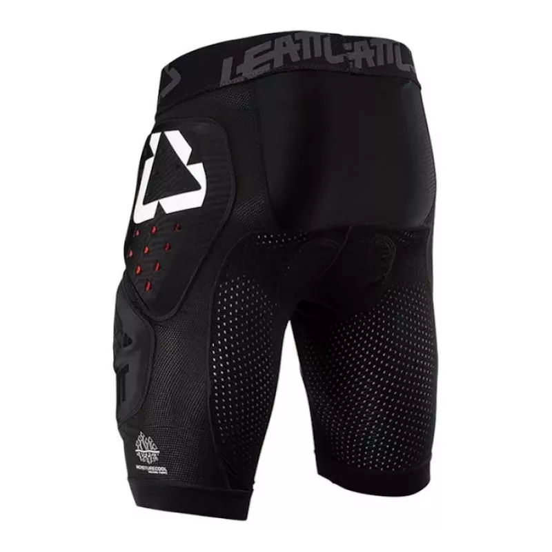 LEATT Impact Shorts 3DF 4.0 Protective Shorts, Size M, Black