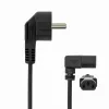 SBOX PC Power Cable Schuko to IEC C13 2m Black