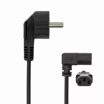 SBOX PC Power Cable Schuko to IEC C13 2m Black