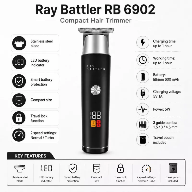 Ray Battler RB 6902 Hair Trimmer
