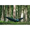 Ticket To The Moon TRAVEL HAMMOCK - Originalny hamak wiszący na 2 osoby, nylon, ciemnozielony, jasnoszary