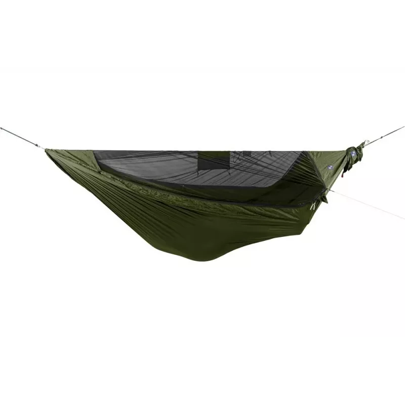 Ticket To The Moon PRO HAMMOCK Hanging Hammock 1 Person Nylon Dark Green